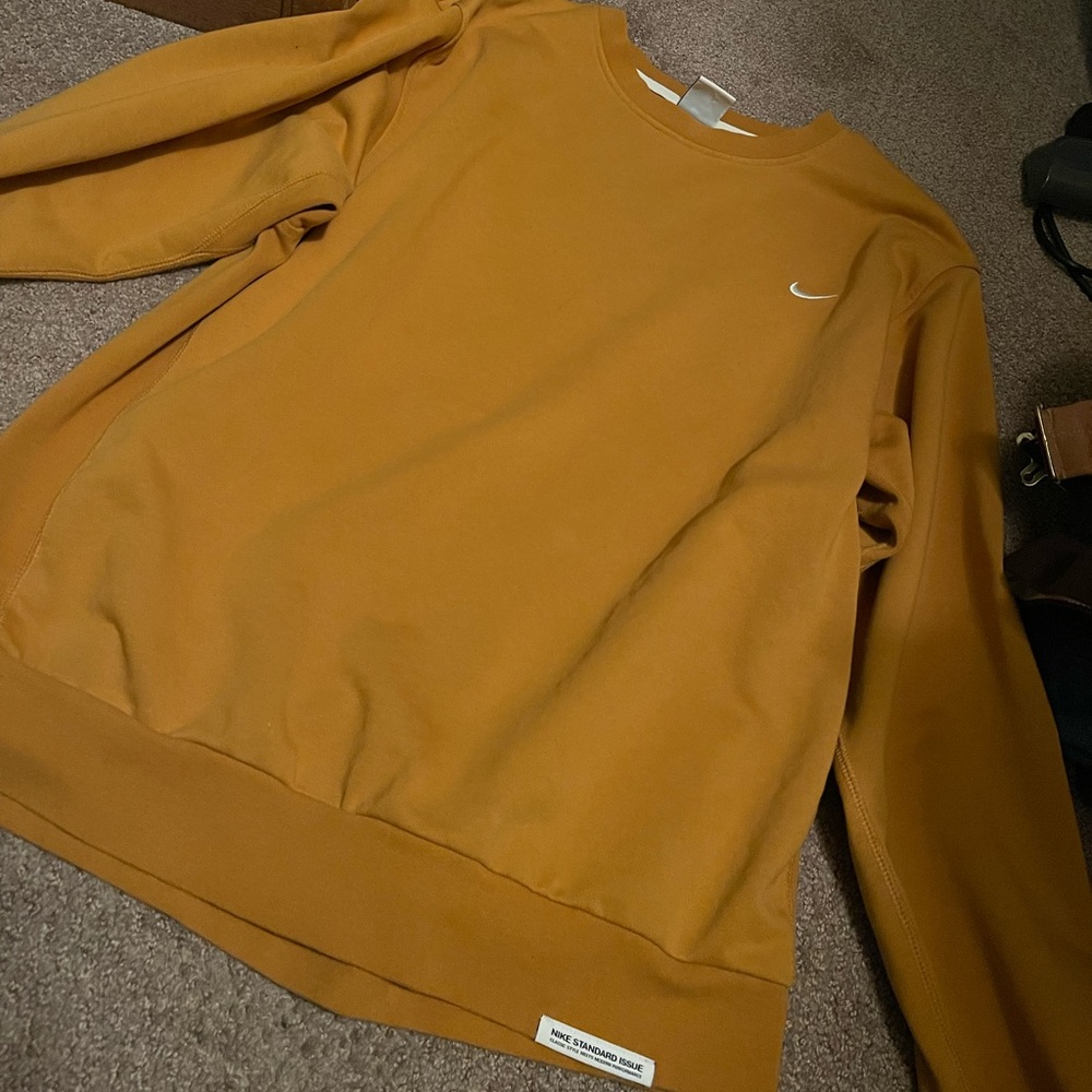Yellow Nike pullover